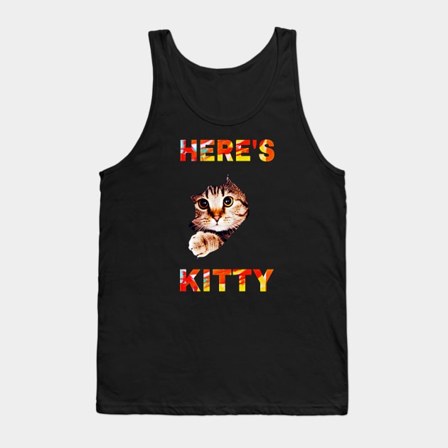 Here’s Kitty Tank Top by Black Cat Alley